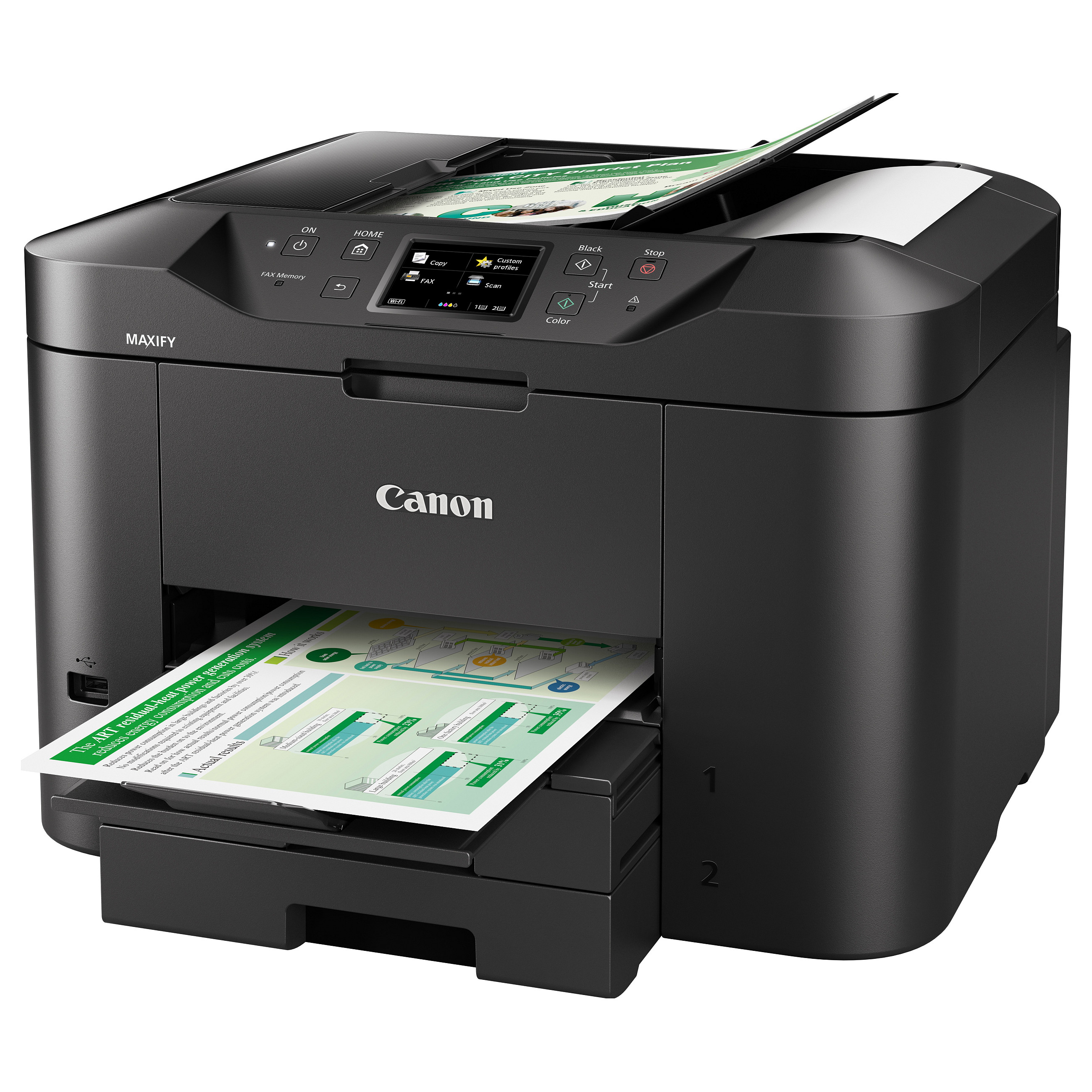 Printer Multifunksional Canon MAXIFY MB2750 / 4‑in‑1 / 15.5ppm / Wi-Fi – Zezë thumbnail 6