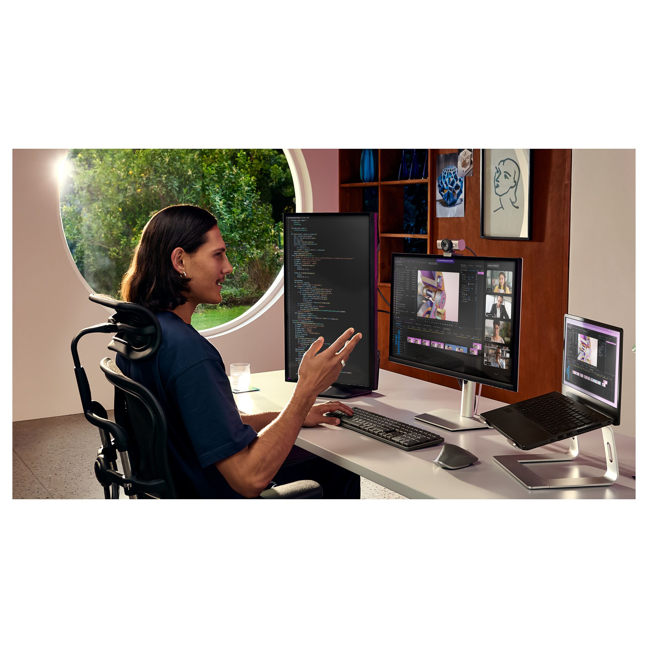 Webcam Logitech MX Brio 705 / 4K Ultra HD / 3840×2160 / 30fps / 8.5MP / Autofocus / HDR / USB-C - Grafit 7