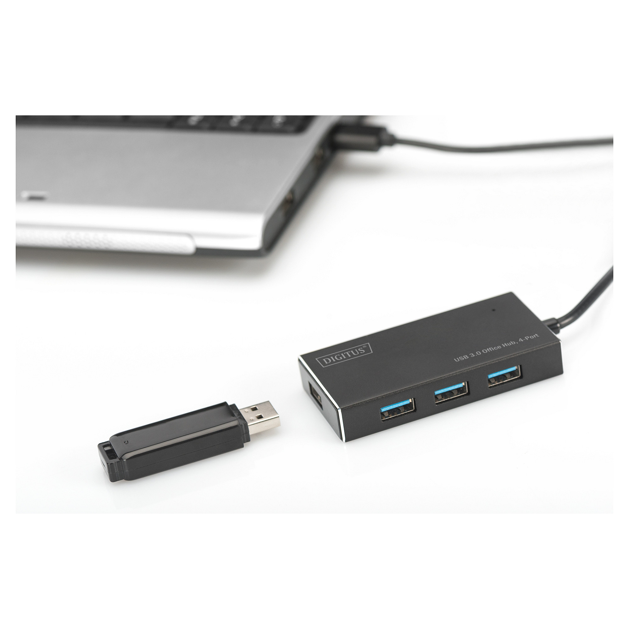 Hub USB Digitus DA-70240-1, 4 porte USB 3.0 thumbnail 3