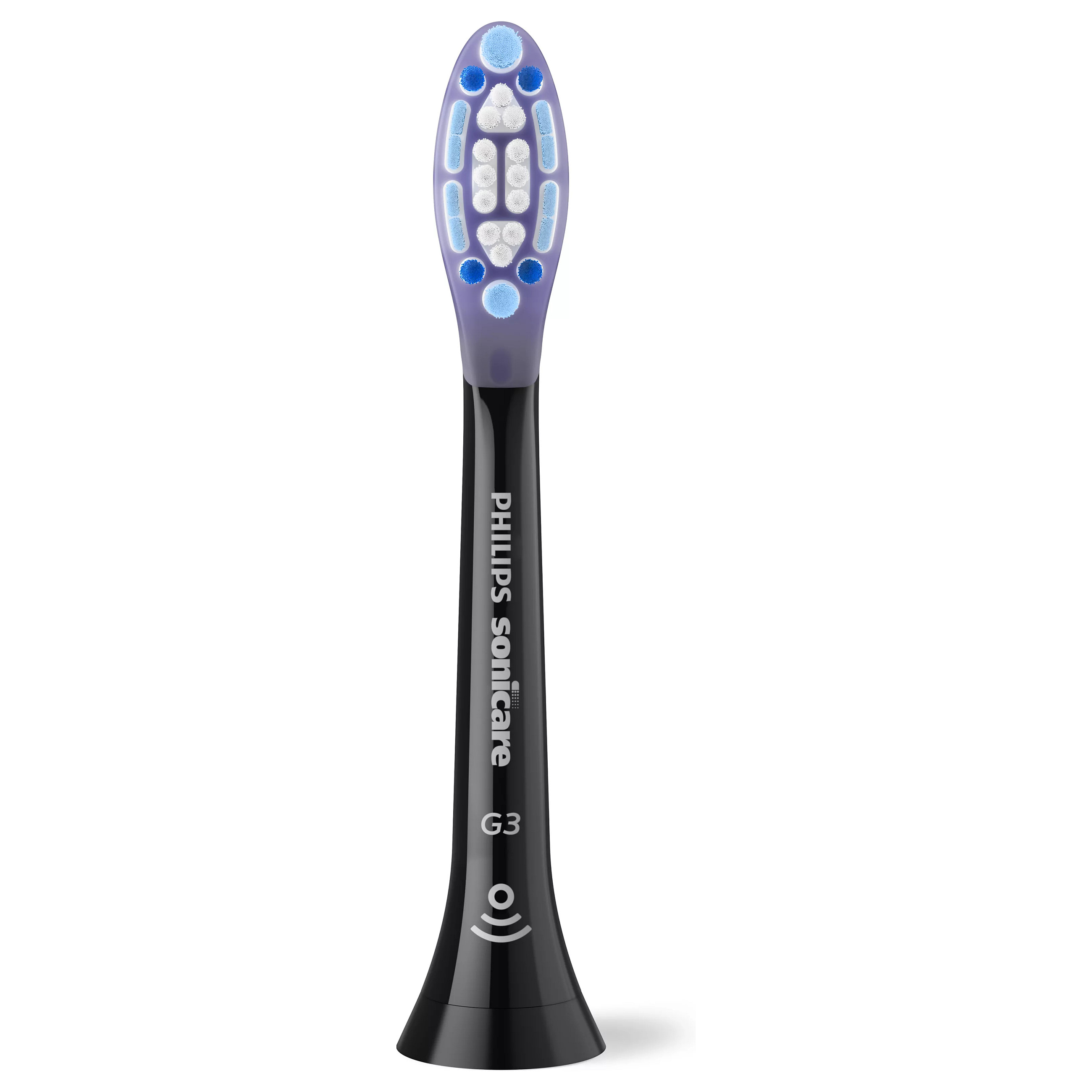 Koka Zëvendësuese për Furçë Dhëmbësh Elektrike Philips Sonicare G3 Premium Gum Care HX9052/88, Set me 2 Copë – Zezë 2