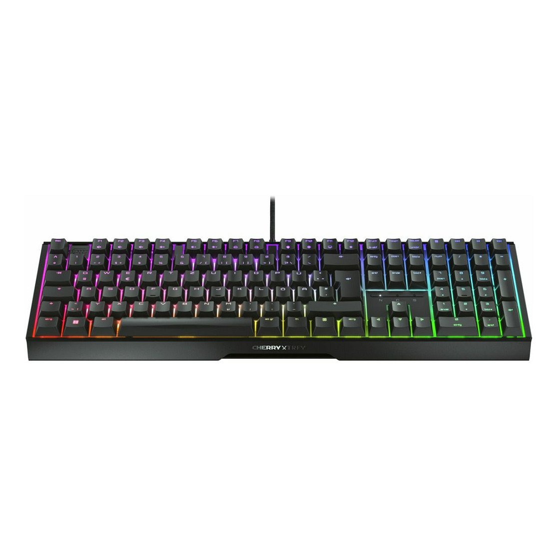 Tastierë Gaming me kabllo CHERRY XTRFY MX 3.1 / USB / Mekanike CHERRY MX2A / Full-Size / QWERTZ / German / RGB / 1.6m - Zezë 7