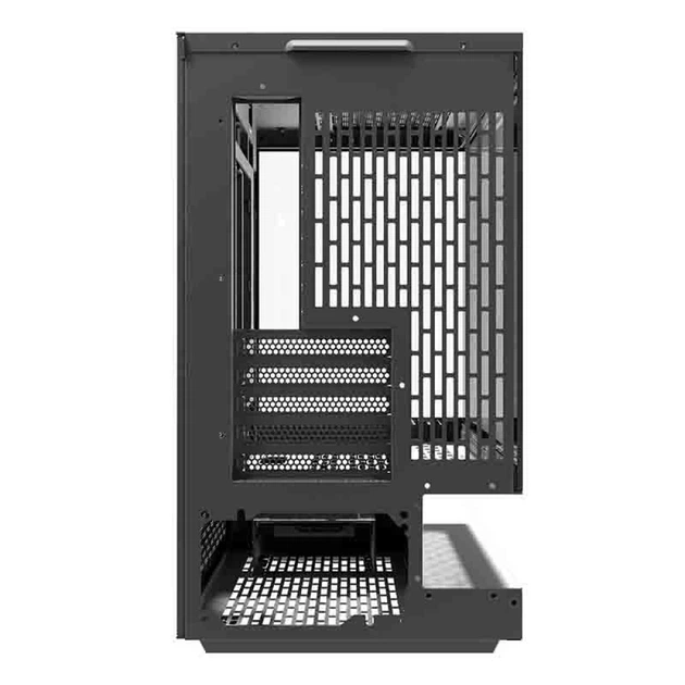 Kasë Darkflash FLOATRON F1 / M-ATX Mid-Tower / 6x120mm ARGB / USB Type-C / Xham i Temperuar / Floating Design – Zezë 4