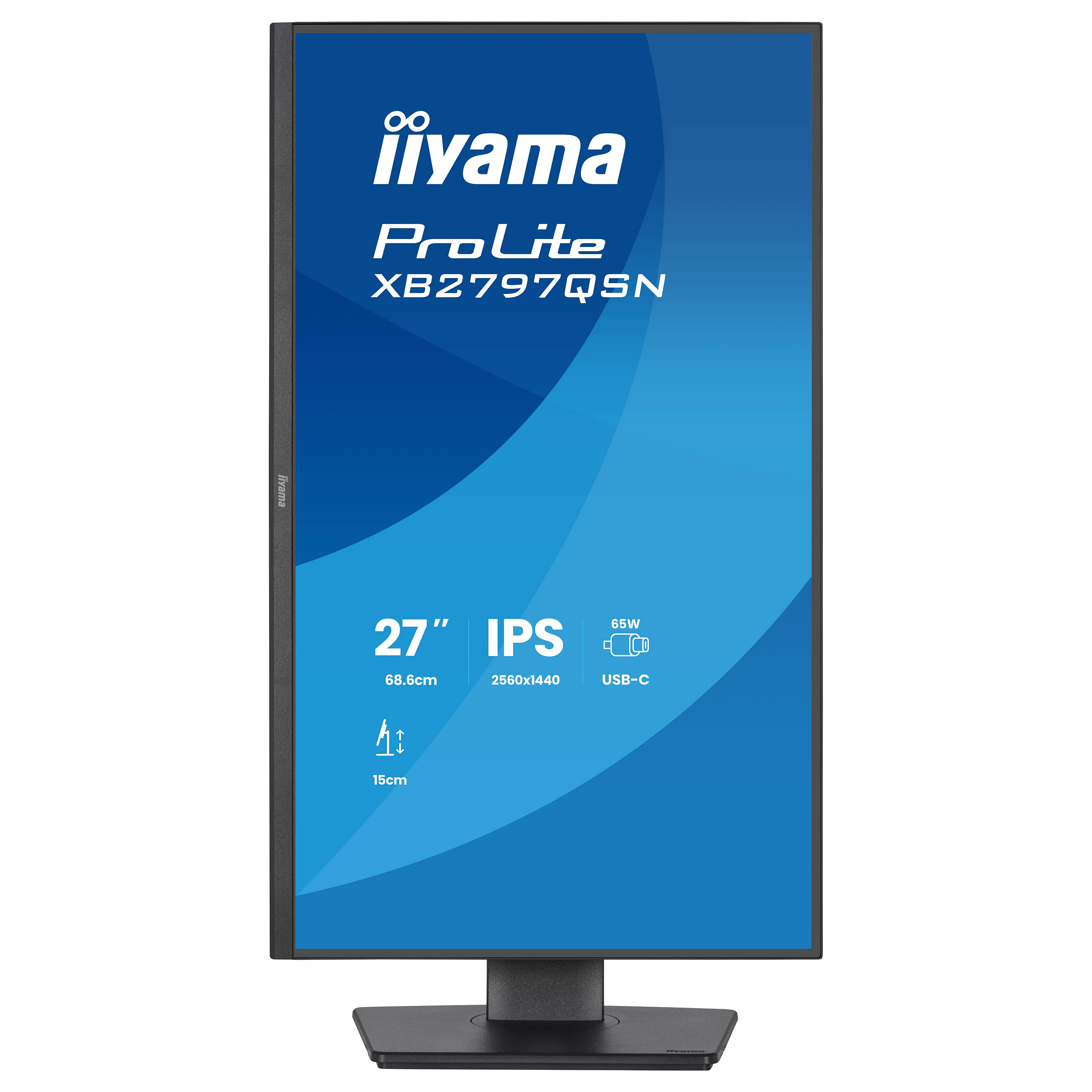 Monitor IIYAMA XB2797QSN-B1 / 27"/ Quad HD IPS / LCD / 75Hz / 1ms / HDMI+USB+DP - Zezë thumbnail 3