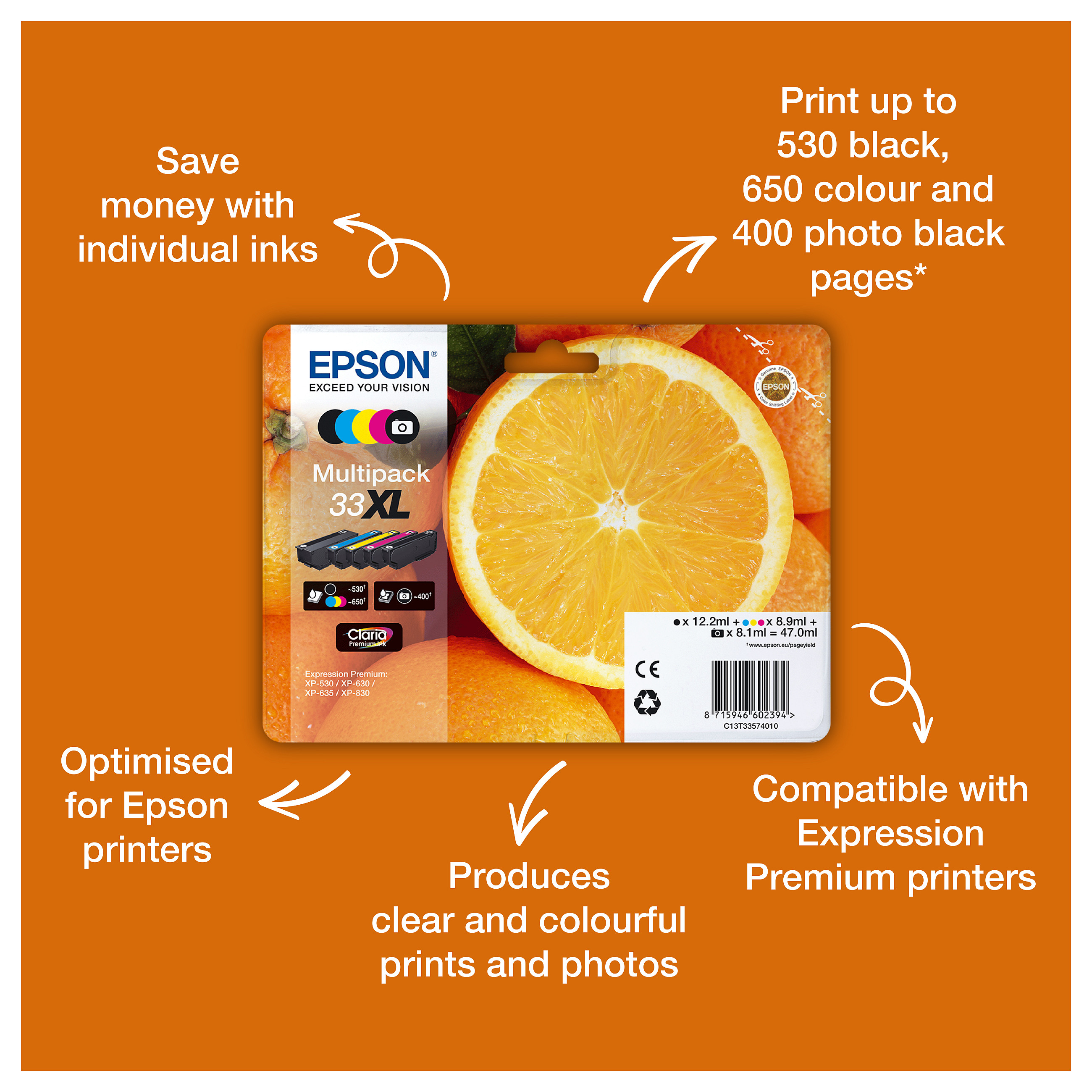 INK Epson C13T33424012 – Blu thumbnail 3