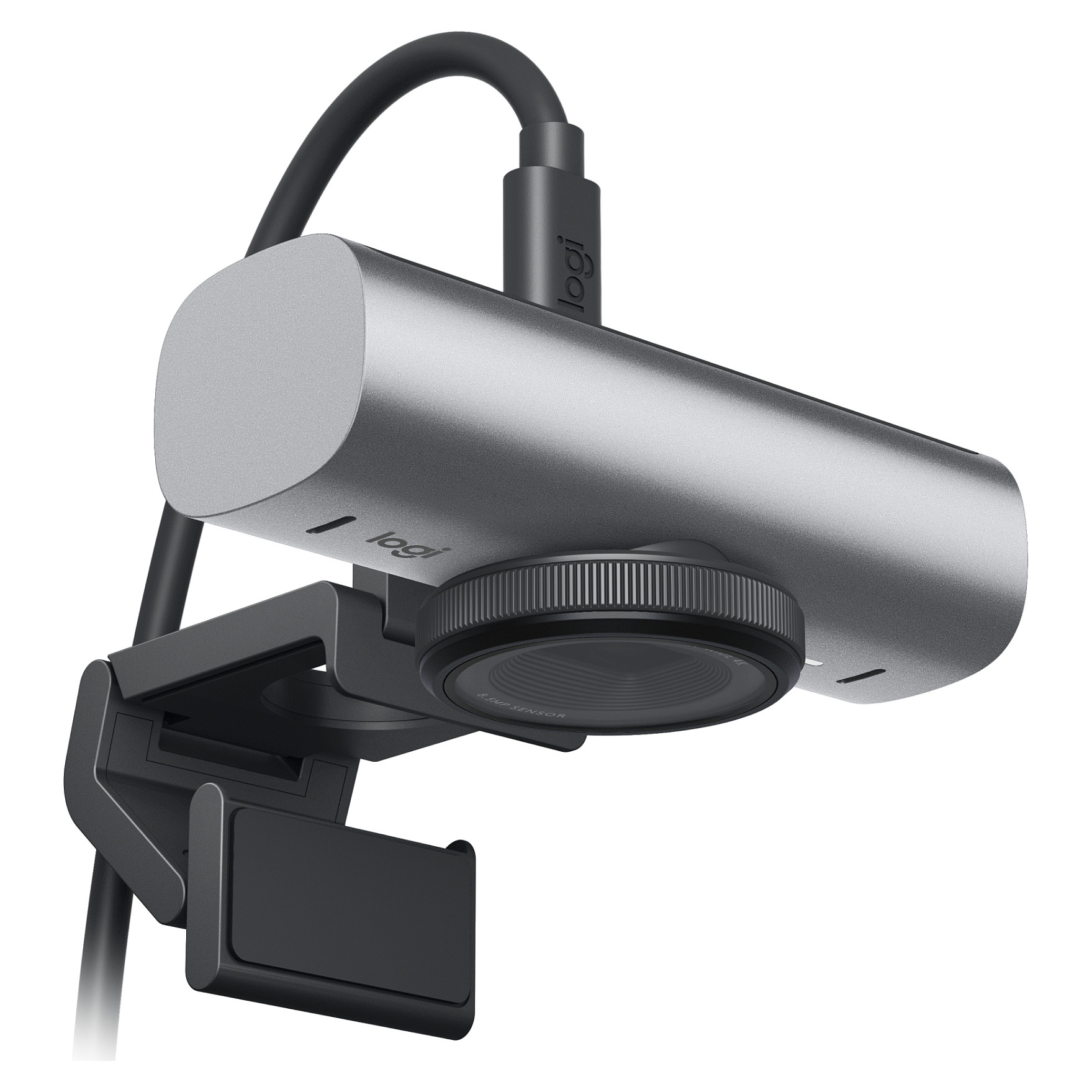 Webcam Logitech MX Brio 705 / 4K Ultra HD / 3840×2160 / 30fps / 8.5MP / Autofocus / HDR / USB-C - Grafit 3