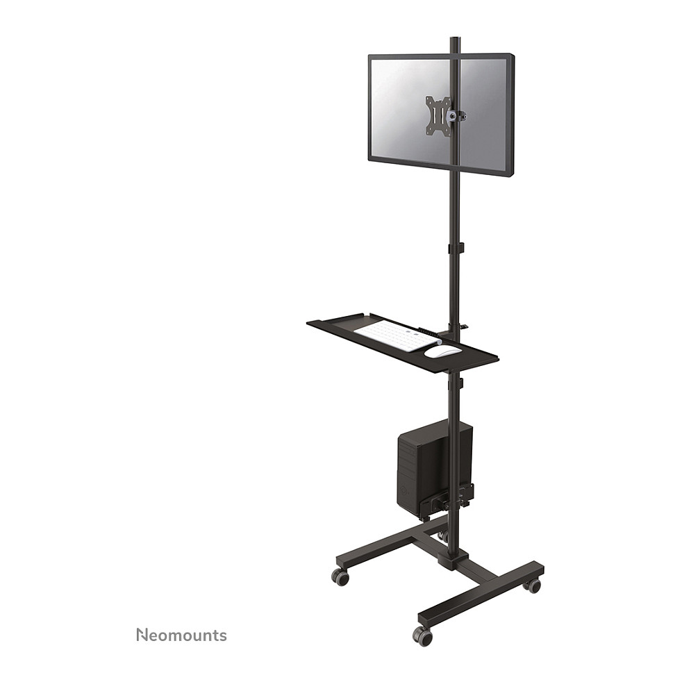 Mbajtëse për Whiteboard Neomounts WHITEBOARD-W100 / deri 25kg / Lartësi 0–180cm / Montim në Muri - Zezë 3