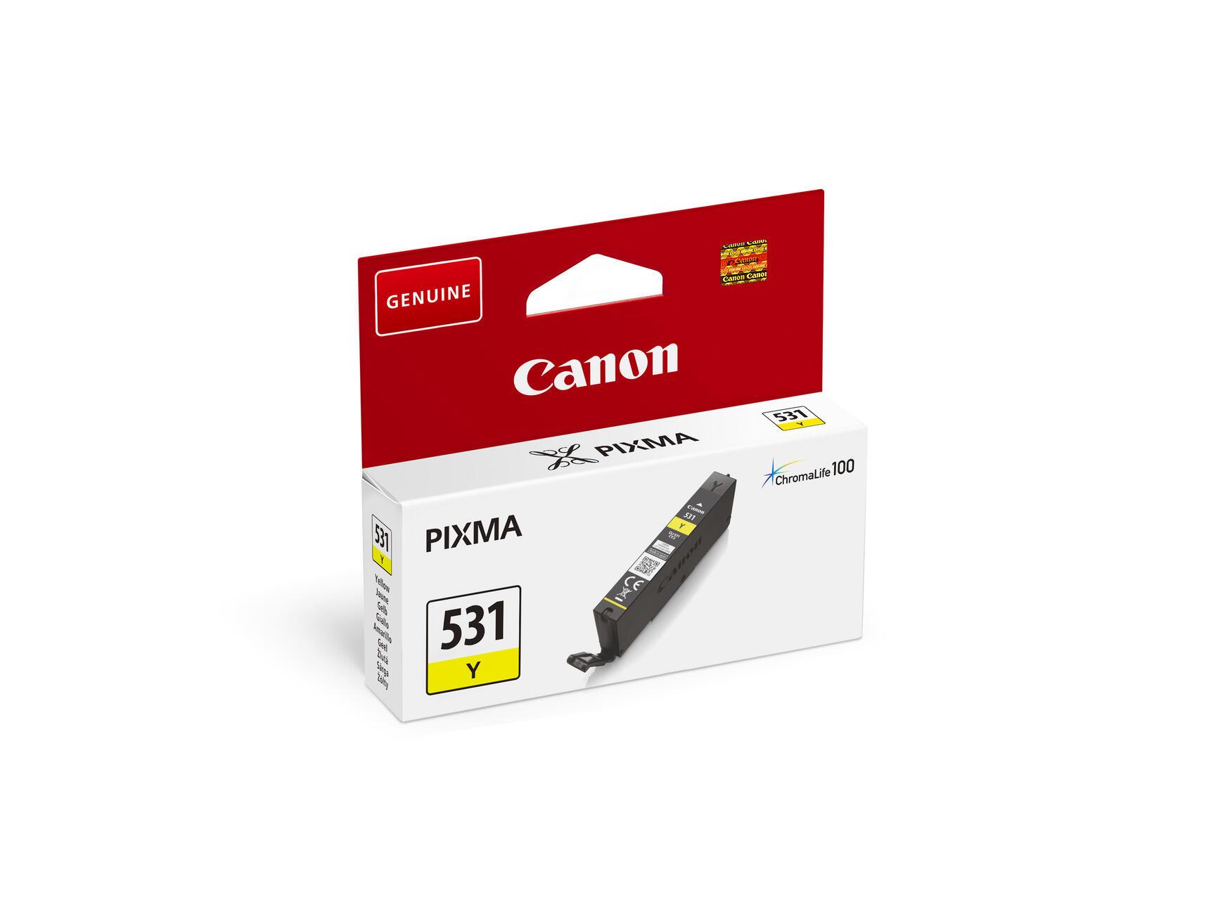 INK Canon CLI-531Y / 6121C001 / 515 faqe – Verdhë thumbnail 3