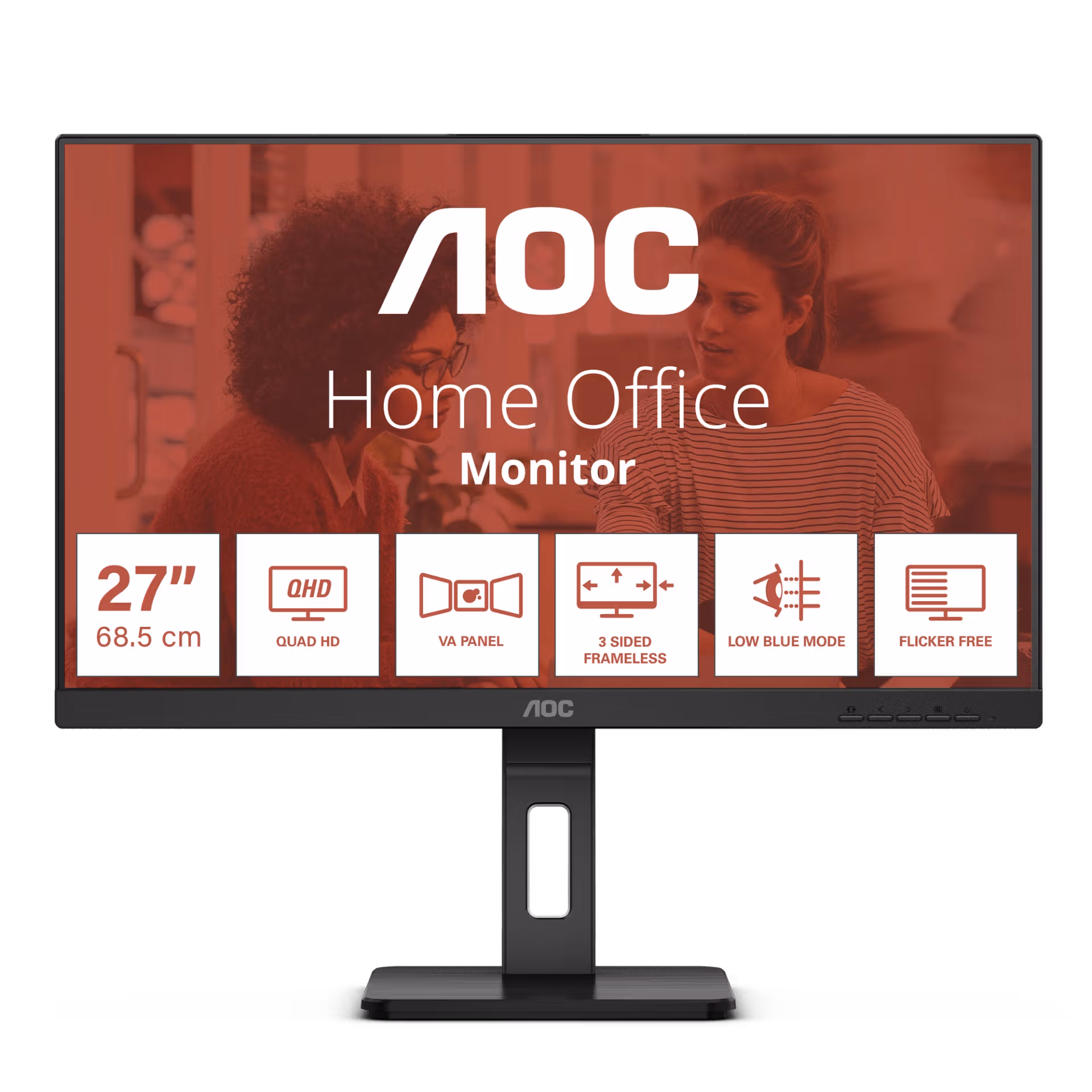 Monitor AOC 24E4CV, 23.8", Full HD IPS, 120Hz, 4ms, HDMI + DP + USB-C - Zezë 6
