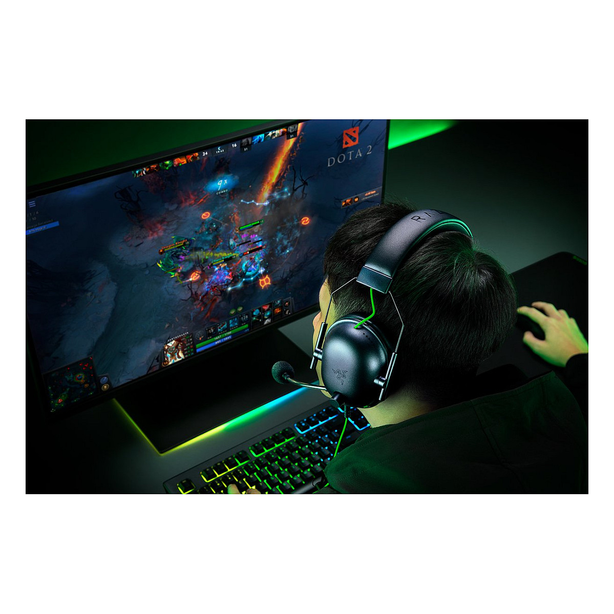 Kufje Gaming Razer BlackShark V2 X USB / Wired / USB-A / 50mm / 7.1 Surround Sound / HyperClear Mic - Zezë 6