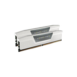 RAM Memorie DDR5 Corsair Vengeance / 32GB / 2x16GB / DIMM / 6000MHz / CL38 / 1.35V / EXPO & XMP / Me Heatsink - Bardhë