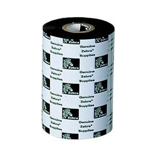 Shirit për printer etiketash Zebra 04800CT11007, rrëshirë, 110 mm × 74 m, 6 copë, për ZD420c dhe ZD420c-HC - Zezë 2