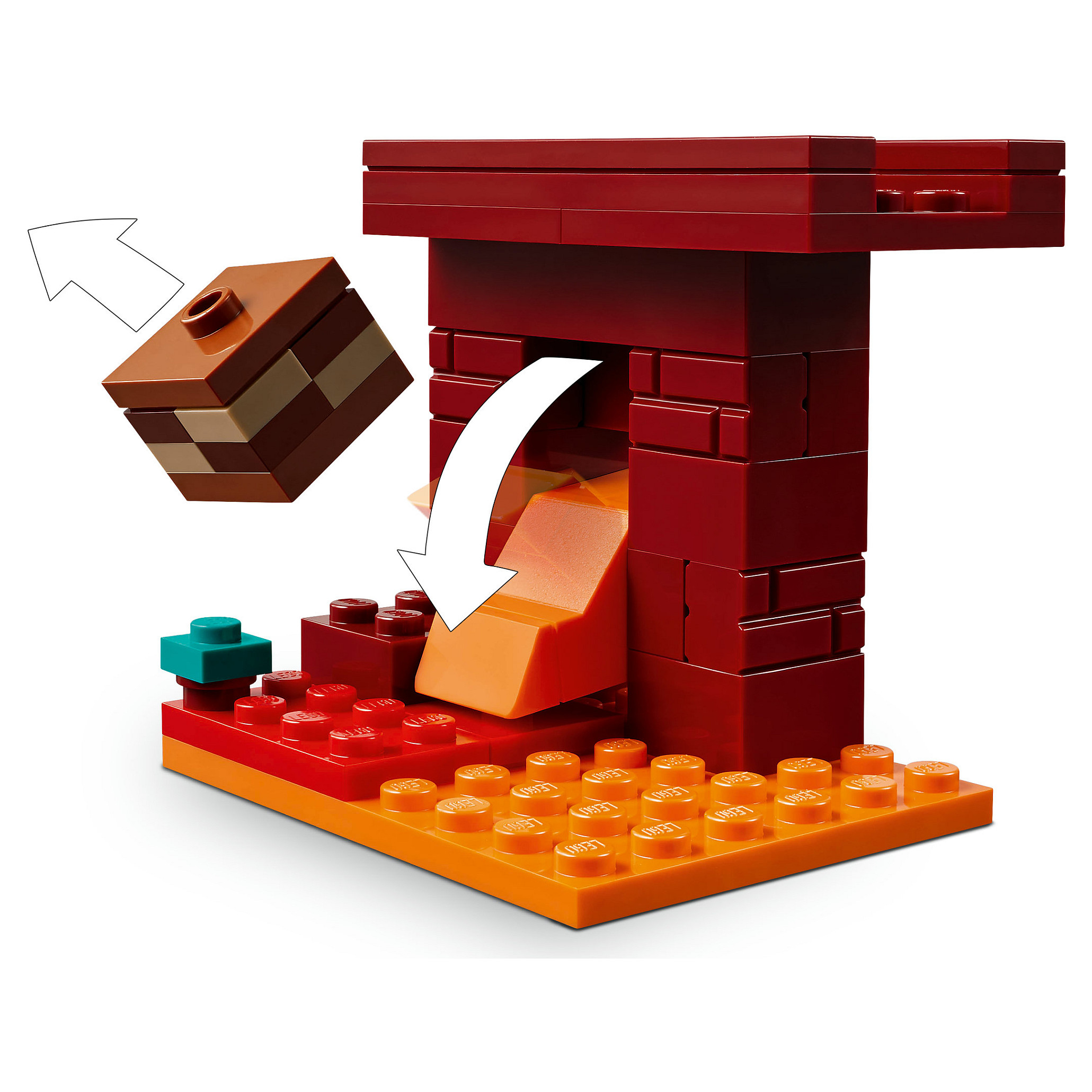 LEGO Minecraft The Nether Lava Battle thumbnail 4