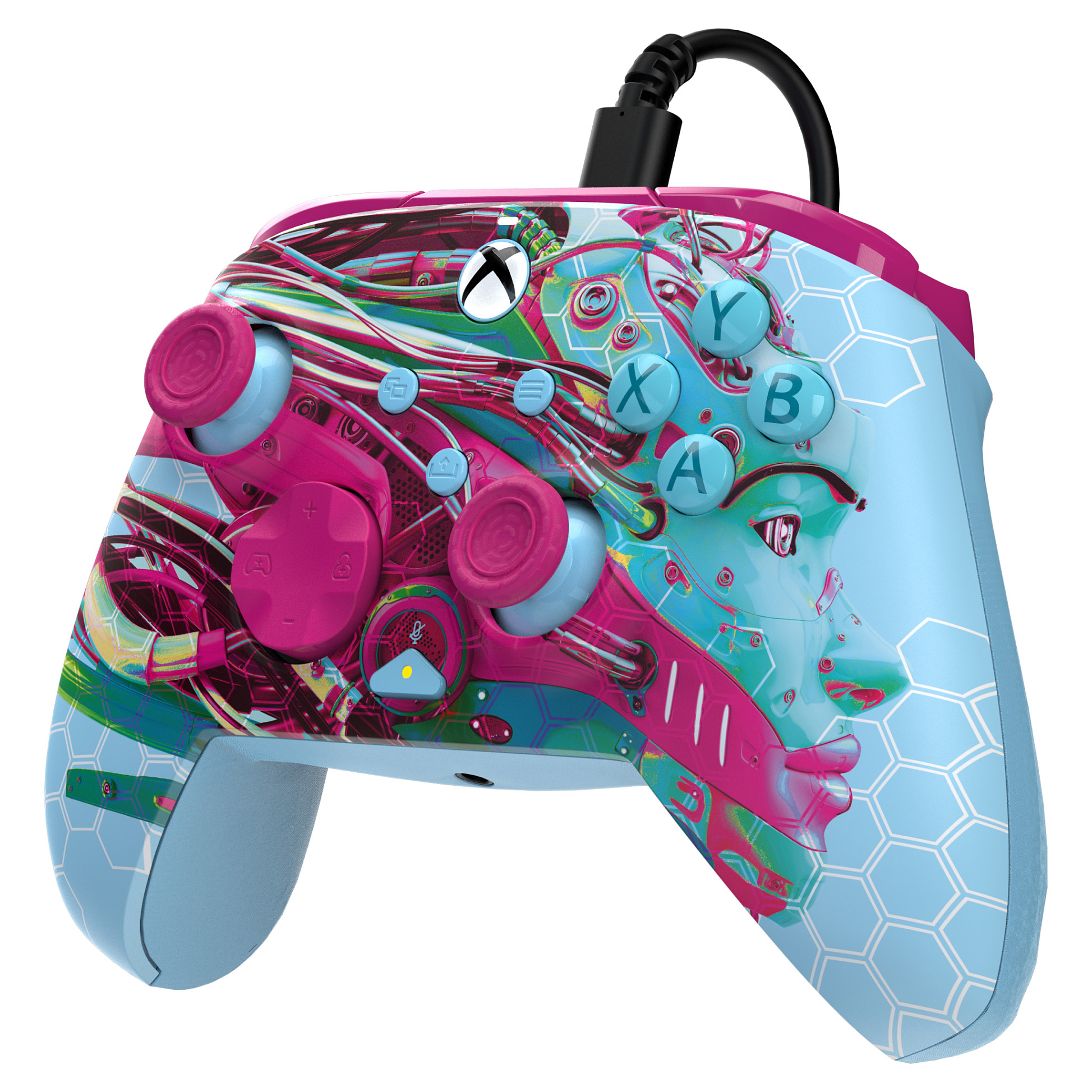 PDP Controller kabelgebunden Rematch Dreams Glow XBOX thumbnail 3