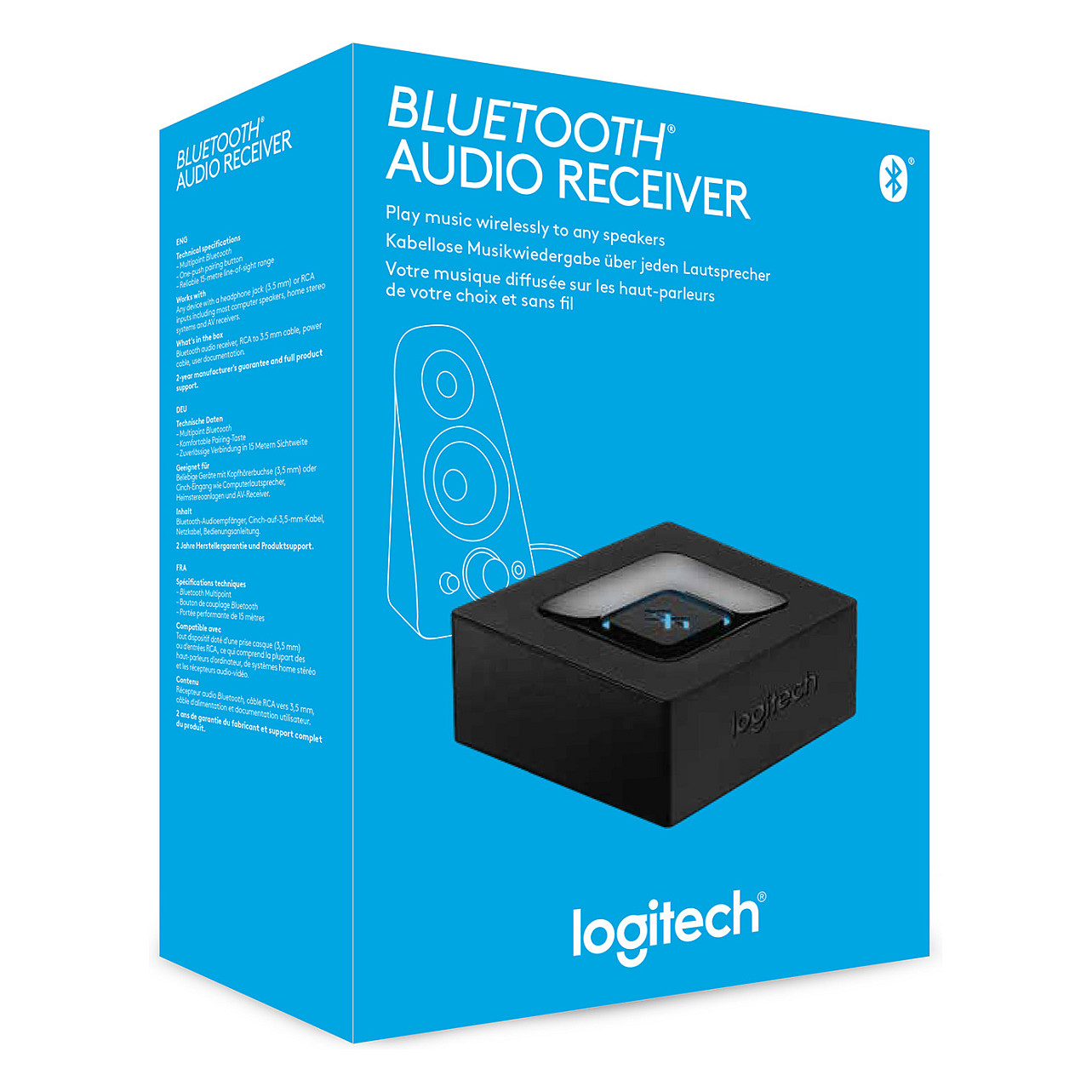 Aksesorë për Audio Logitech Bluetooth Audio Adapter 8