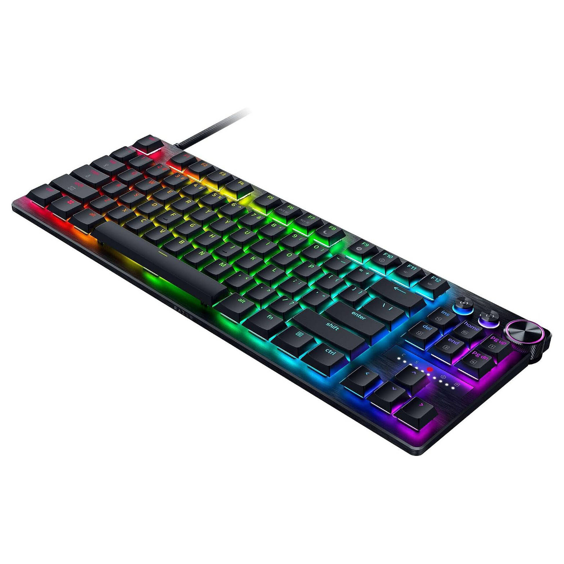 Tastierë gaming Razer Huntsman V3 Pro Low-Profile TKL, 8000Hz, switch-e optike analoge, RGB, QWERTZ gjermane (ISO) - Zezë 2