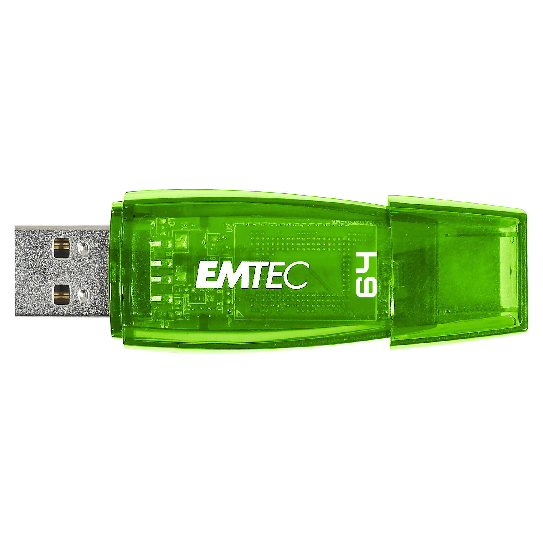 USB Flash Drive / Emtec / 64GB / USB 2.0 / C410 / Gjelbër thumbnail 3