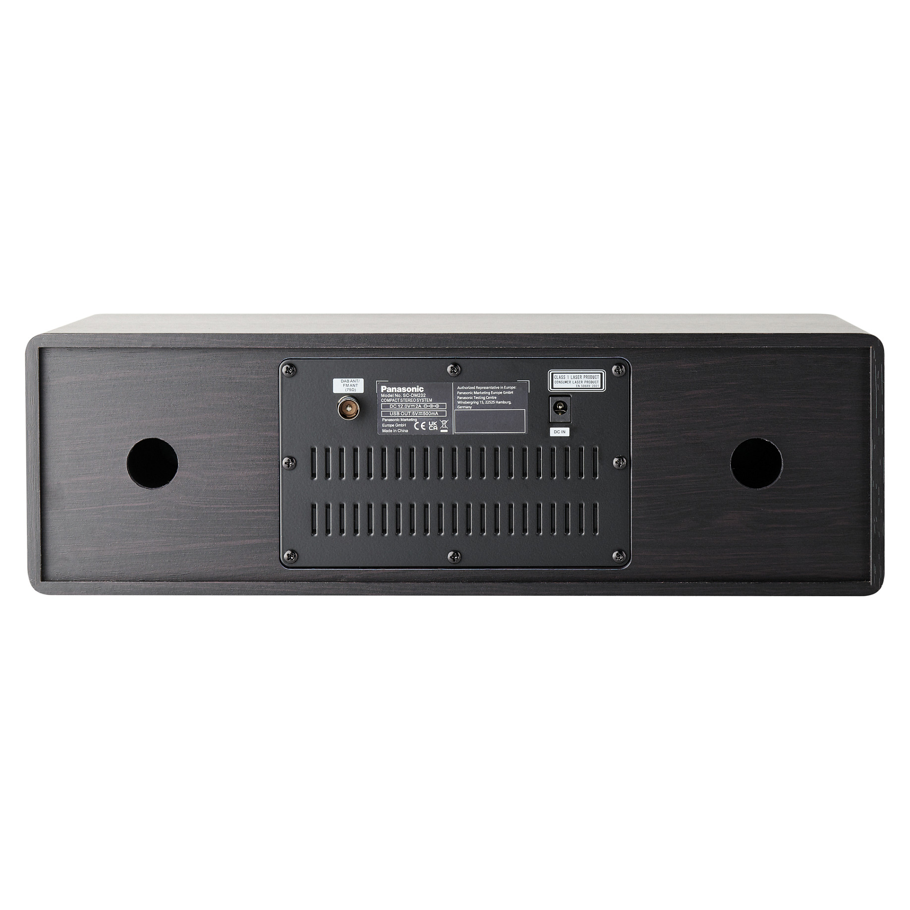 Sistem audio Panasonic SC-DM202EG-K, CD, DAB+ dhe FM, Bluetooth, 24 W - Zezë 2
