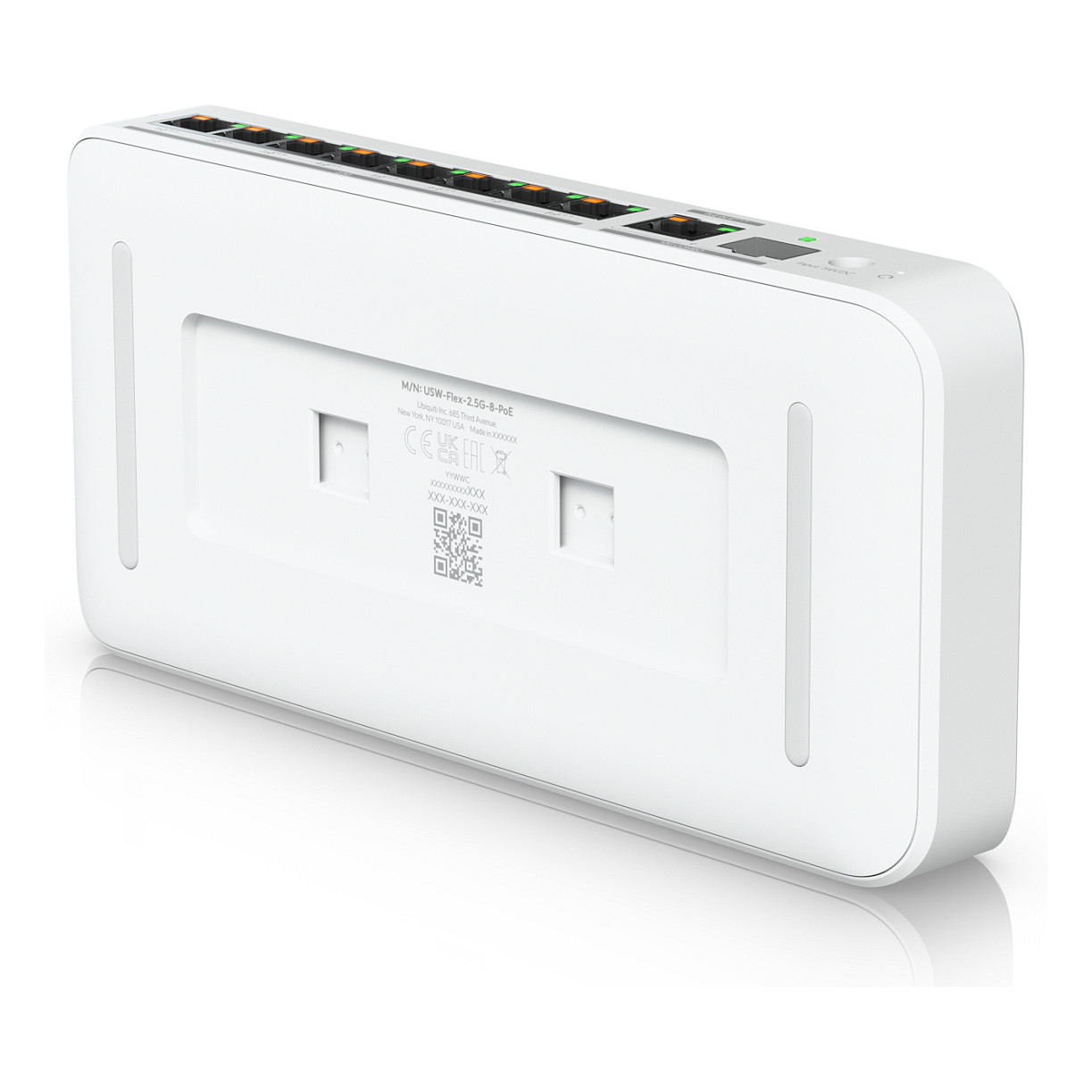 Ubiquiti, UniFi Flex 2.5G PoE (USW-Flex-2.5G-8-PoE), Switch, 8× 2.5GbE RJ-45 PoE++, 1× 10GbE RJ-45, 1× 10G SFP+, 60 Gbps, VLAN – Bardhë 6