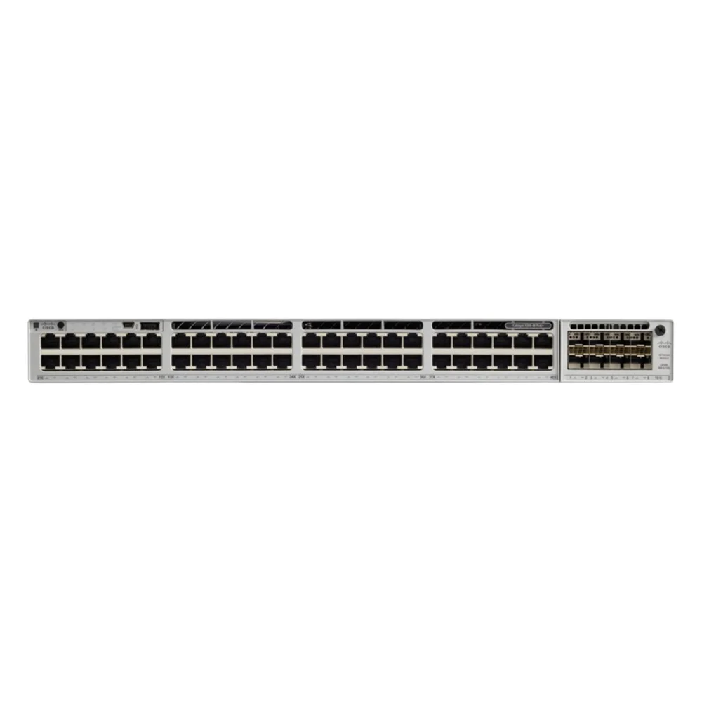 Switch Cisco Catalyst C9300-48U-E, 48x Gigabit Ethernet UPOE, Switching Capacity 256Gbps, Layer 3 Managed, Network Essentials, StackWise-480, Rackmount 1U - Hiri thumbnail 2