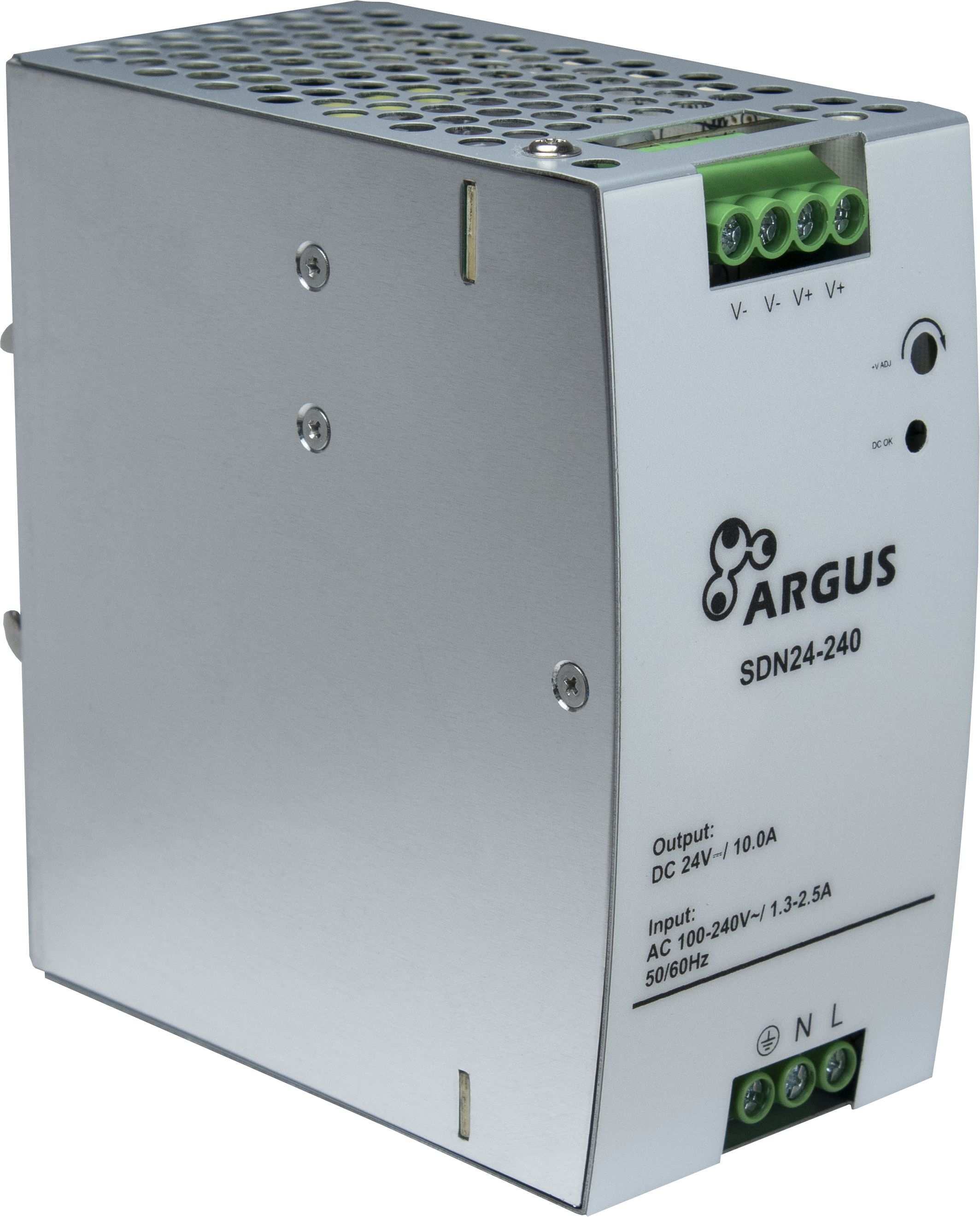 Furnizues Energjie Inter-Tech Argus SDN24-240 / 240W / 24V / DIN Rail – Zezë