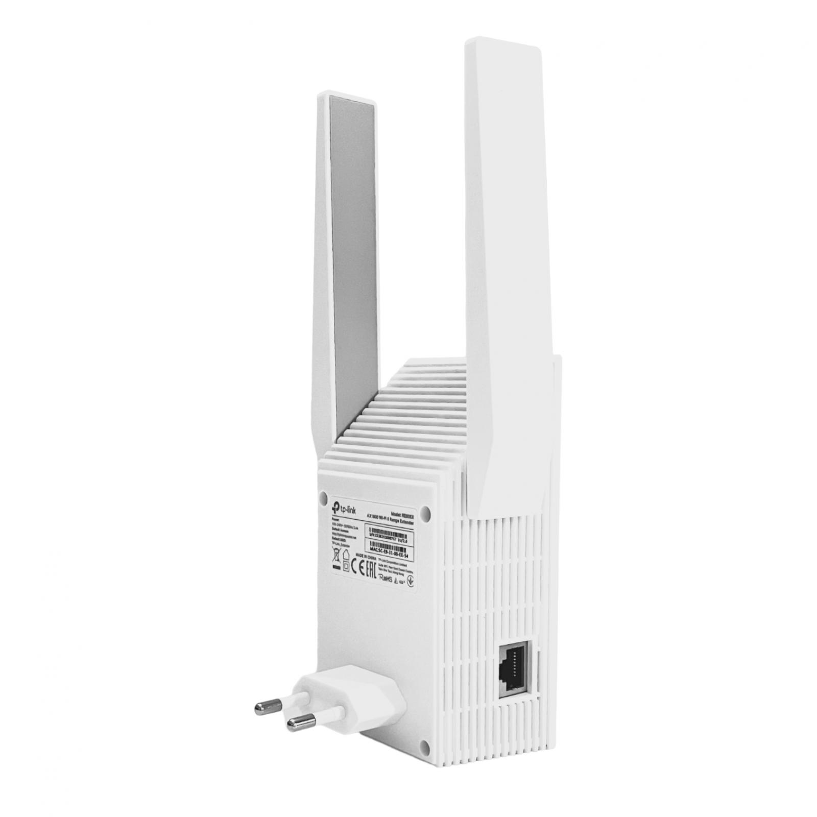TP-Link RE605X AX1800 Wi-Fi 6 Range Extender – Dual-Band, 1800Mbps, 1× Gigabit Ethernet, OneMesh/EasyMesh, AP Mode, E Bardhë 3