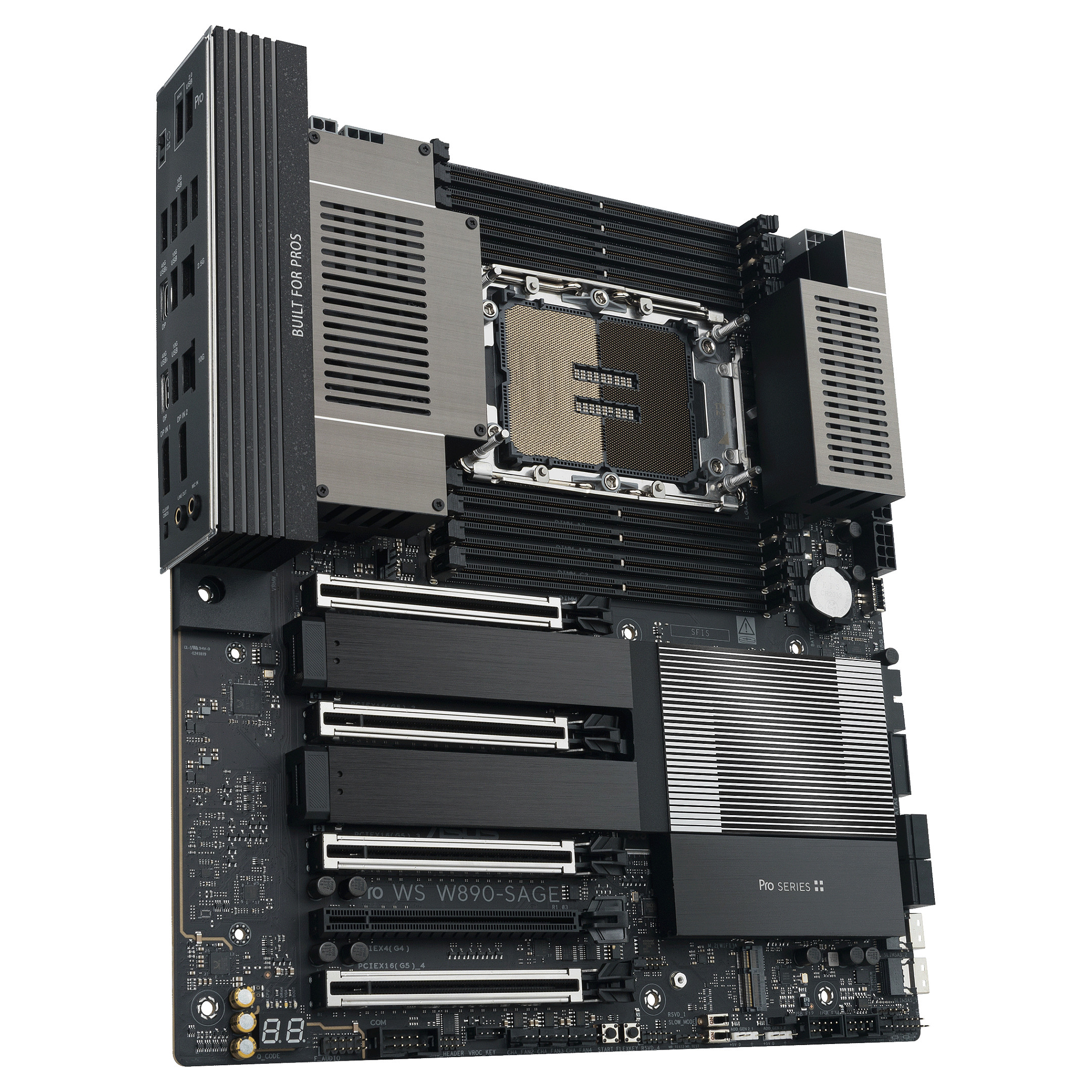 Pllakë Amë Intel ASUS PRO WS W890E‑SAGE / DDR5 / EEB / 4710 thumbnail 5