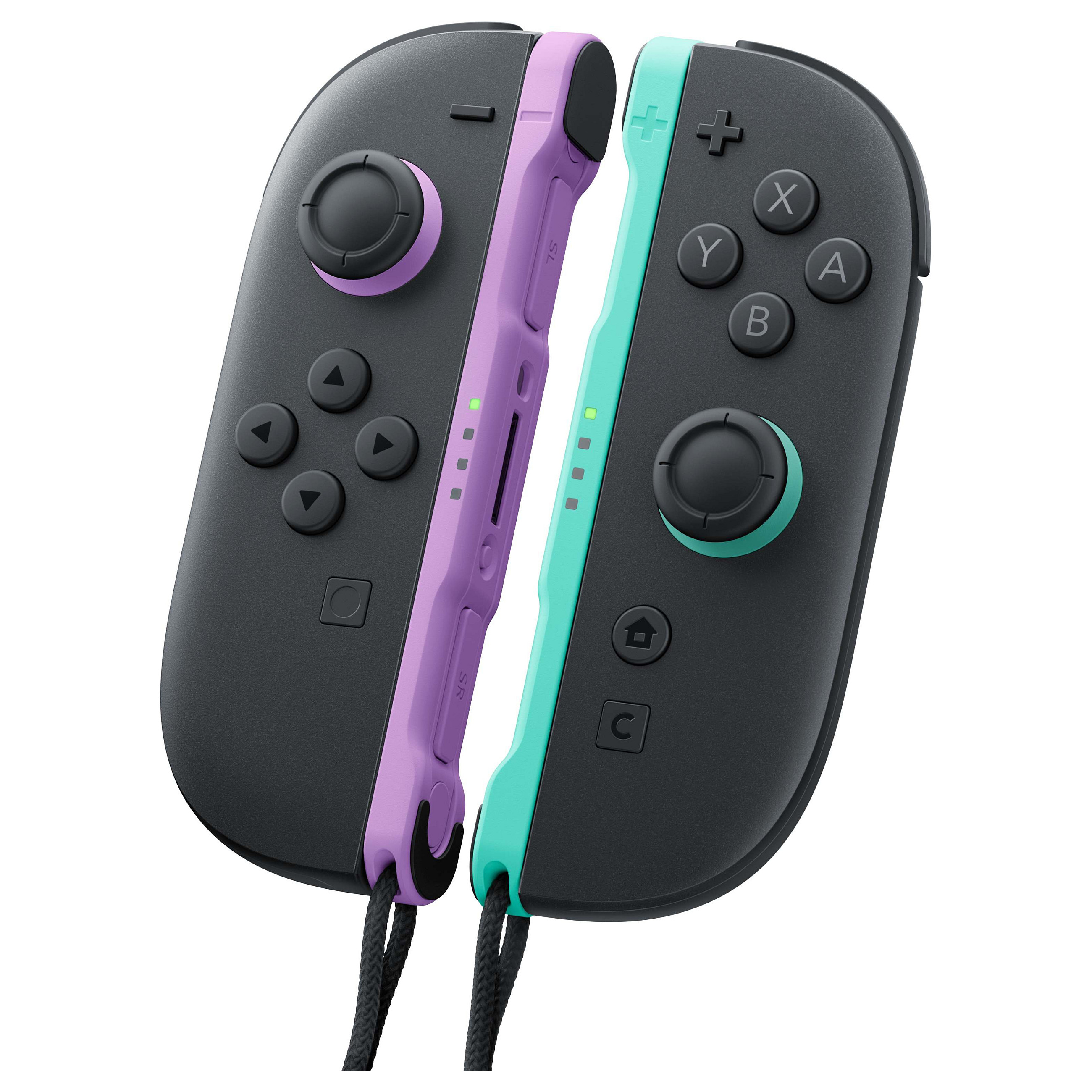 Kontroller Nintendo Joy-Con 2, Nintendo Switch 2, Set prej 2 Copësh – Zezë , Vjollcë , Gjelbër 3