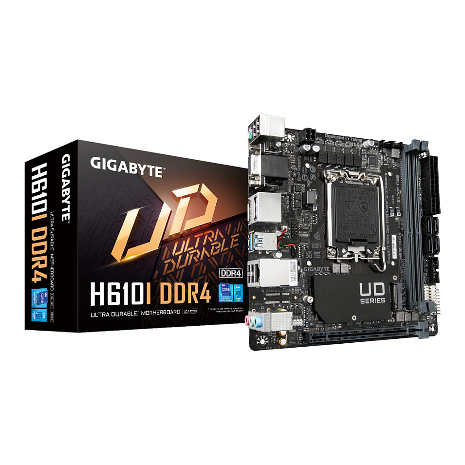 Pllakë Amë Gigabyte H610I DDR4 H ITX