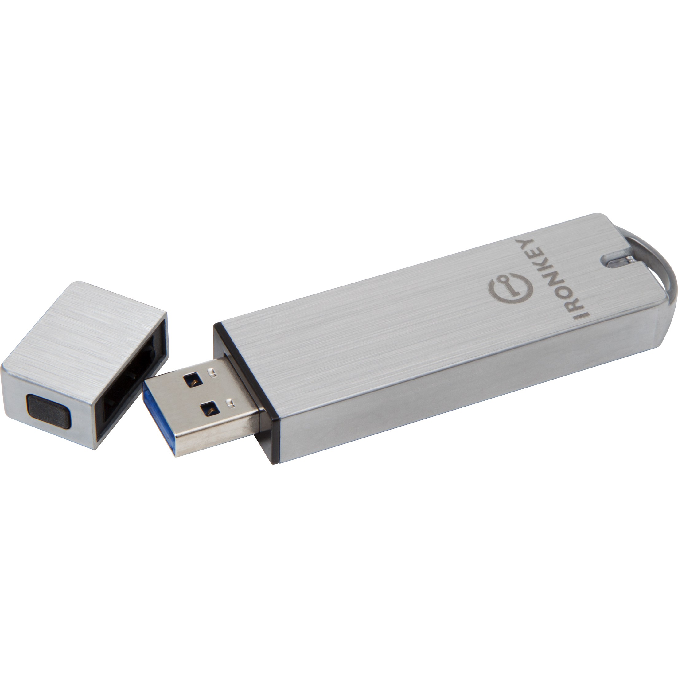 USB Flash Drive Kingston IronKey Basic S1000 64GB USB 3.0 Encryption Level 3 - Gri thumbnail 4