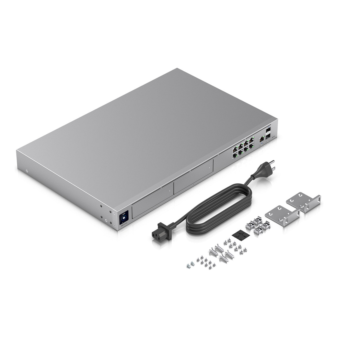 Ubiquiti UniFi Dream Machine Pro Max UDM-Pro-Max – 10G Cloud Gateway, 2.5GbE WAN, IDS/IPS 5Gbps, Firewall, VPN, UniFi Controller, NVR, 1U Rackmount 8