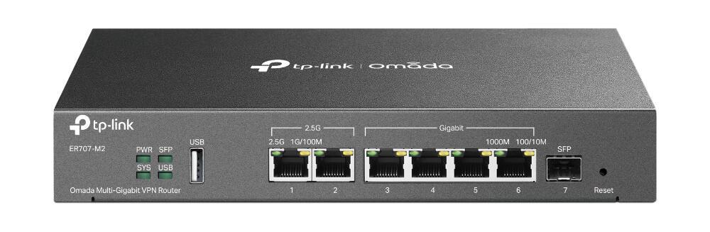 TP-Link Omada ER707-M2 Multi-Gigabit VPN Router – 2× 2.5G RJ45, 4× Gigabit RJ45, 1× SFP, Multi-WAN, VPN, VLAN, Firewall, QoS – Zezë 3