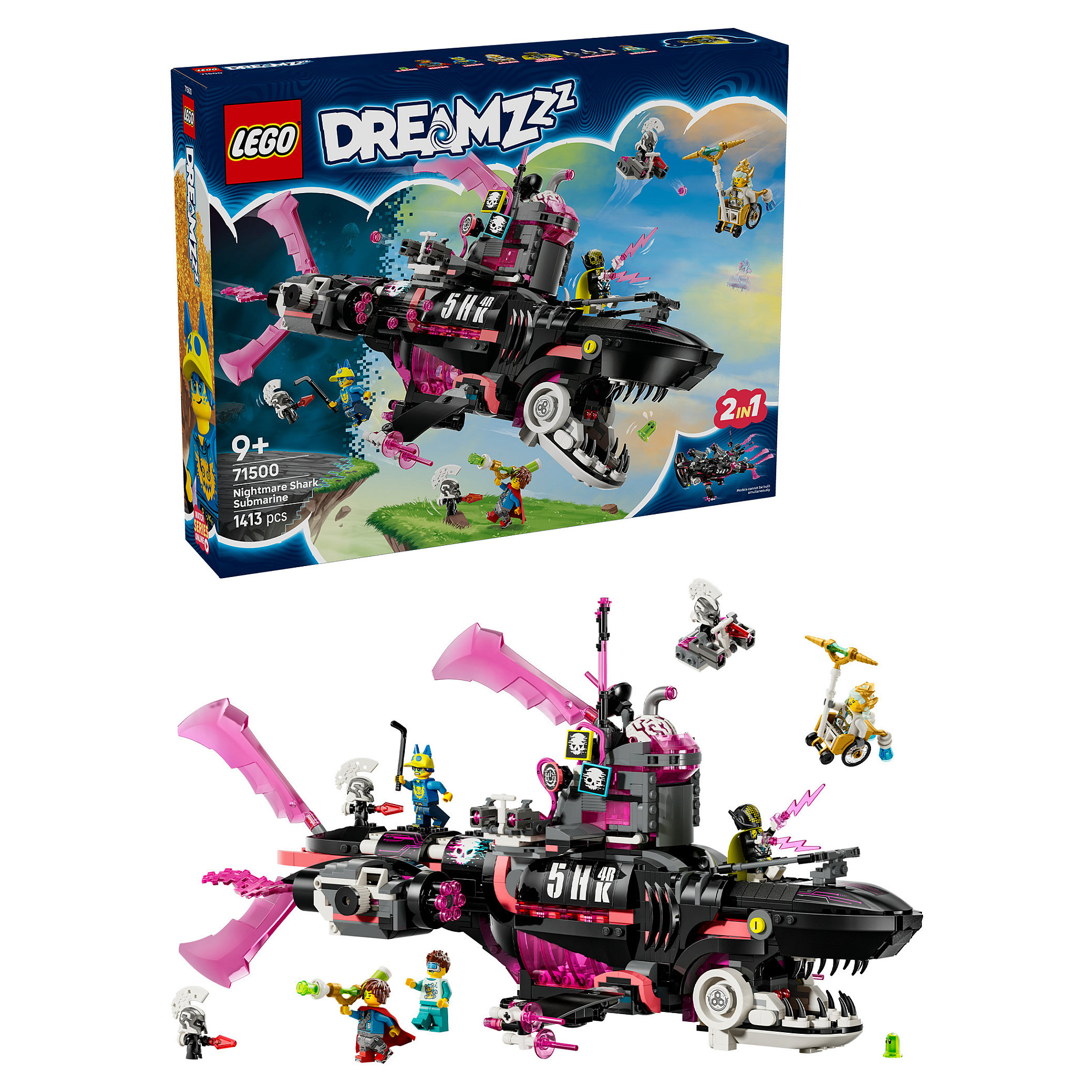 LEGO DREAMZzz Nightmare Shark Submarine 71500 thumbnail 3