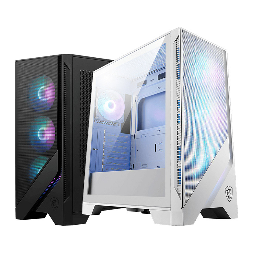 Kasë MSI MAG FORGE 320R Airflow - Bardhë thumbnail 2