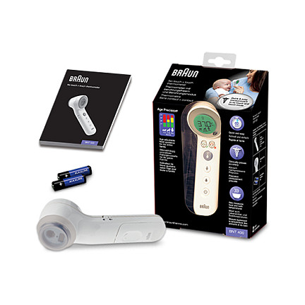 Termometër Braun BNT400 / No Touch + Touch / Age Precision - Bardhë thumbnail 4