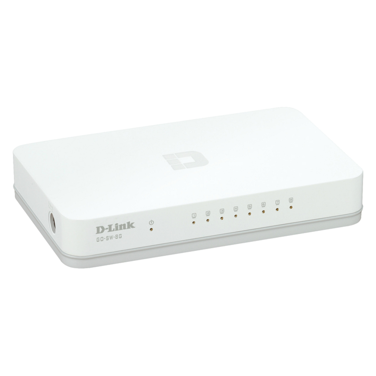 Switch D-Link GO-SW-8G/E, 8× Gigabit Ethernet RJ45, Unmanaged, 16Gbps – Bardhë thumbnail 2
