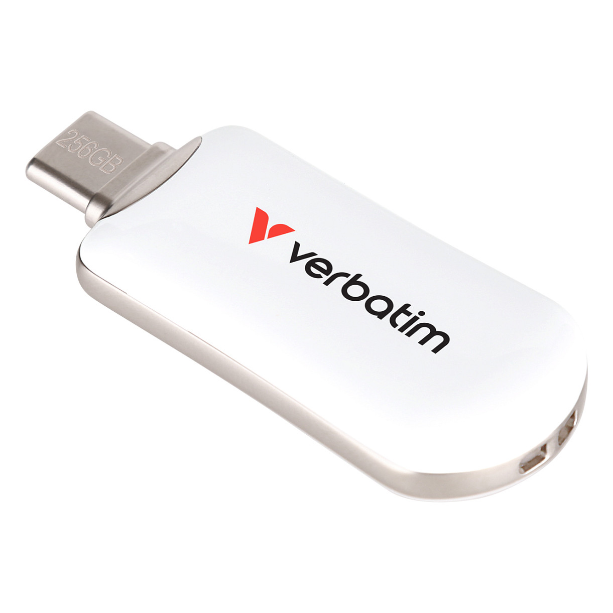 USB STICK 256GB Verbatim Plectra USB-C, e bardhë thumbnail 3