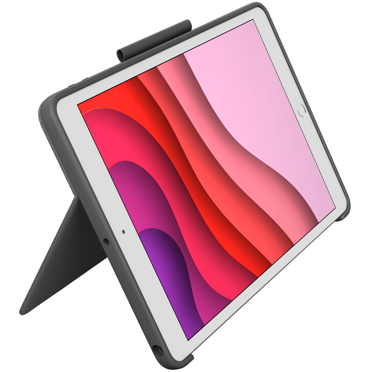 Aksesor për tablet Logitech Combo Touch / iPad 7., 8. & 9. Gjeneratë / Trackpad / Smart Connector / QWERTY / Backlit – Gri 3