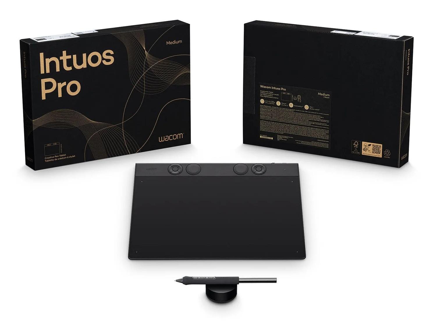 Tablet Grafik Wacom Intuos Pro M / 10.4" / 8192 nivele presioni / USB-C & Bluetooth – Zezë 4
