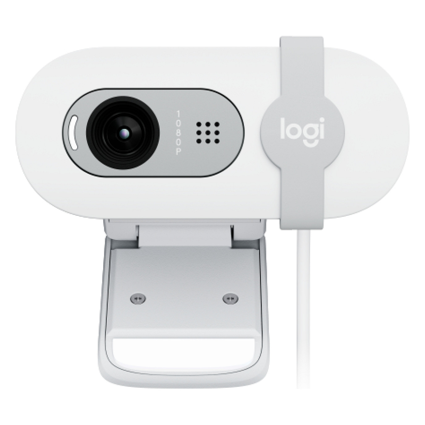 Logitech Brio 100 Webcam – 2MP, Full HD 1080p, USB, Audio, e Bardhë 5