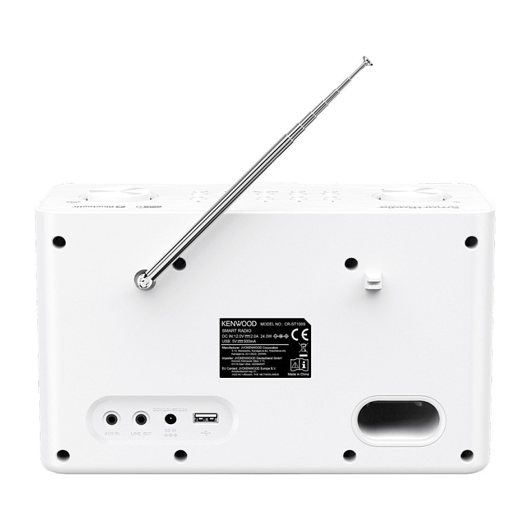 Radio interneti Kenwood CR-ST100S-W, 20W, DAB+, FM, Wi-Fi, Bluetooth, ekran TFT 2.4" - Bardhë 5