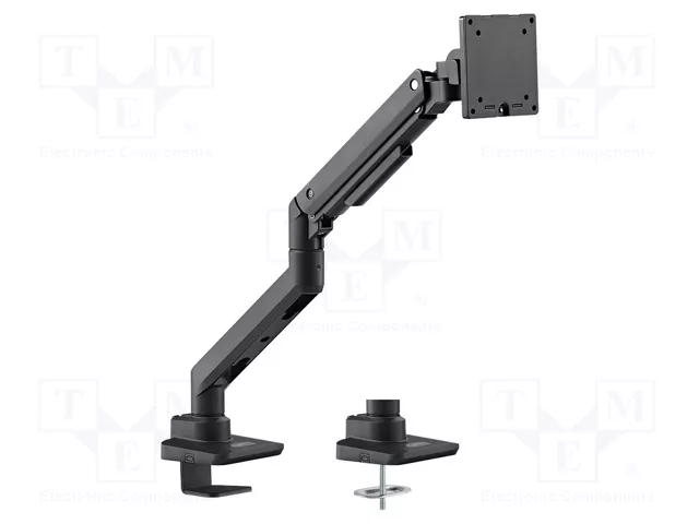 Mbajtëse për Monitor LogiLink BP0030, 13–27", Rregullim i Lartësisë, Mbajtëse për Tastierë, VESA 75 × 75 / 100 × 100 mm, Kapacitet 9 kg – Zezë 3