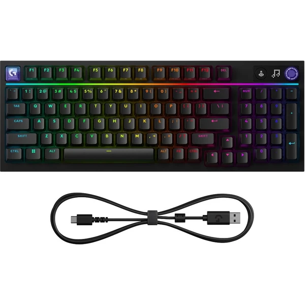 Tastierë Gaming Logitech G316 X 98 / Wired / USB / Mekanike / Logitech Tactile / 98-Taste / QWERTY / RGB / 1.8m - Zezë 4