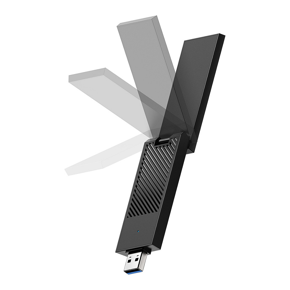 Cudy WU5400 AX5400 Wi-Fi 6E Tri-Band USB 3.0 574+2402+2402Mbps – E Zezë 4