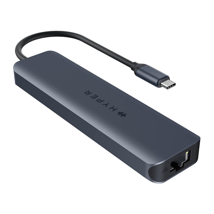 Hub USB-C HYPER HyperDrive Next HD4003GL, 7-Porta, HDMI 4K 60Hz, 2x USB-A 10Gbps, SD, microSD, Gigabit Ethernet, PD 100W - Blu 3