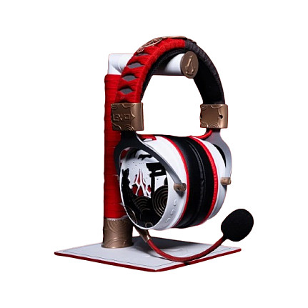 Kufje gaming  Lexip x Ubisoft Assassin’s Creed Shadows, Bluetooth 5.4, 2.4 GHz me dongle USB, lidhje 3.5 mm, altoparlantë 50 mm, mikrofon i shkëputshëm, ndriçim LED - Shumëngjyrëshe 2