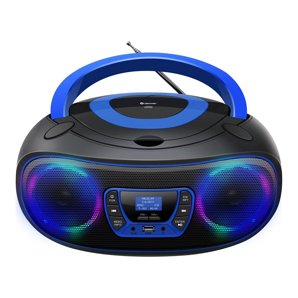 CD Player Portativ Denver DMP-395B, MP3, LCD, 3.5 mm – Zezë 4
