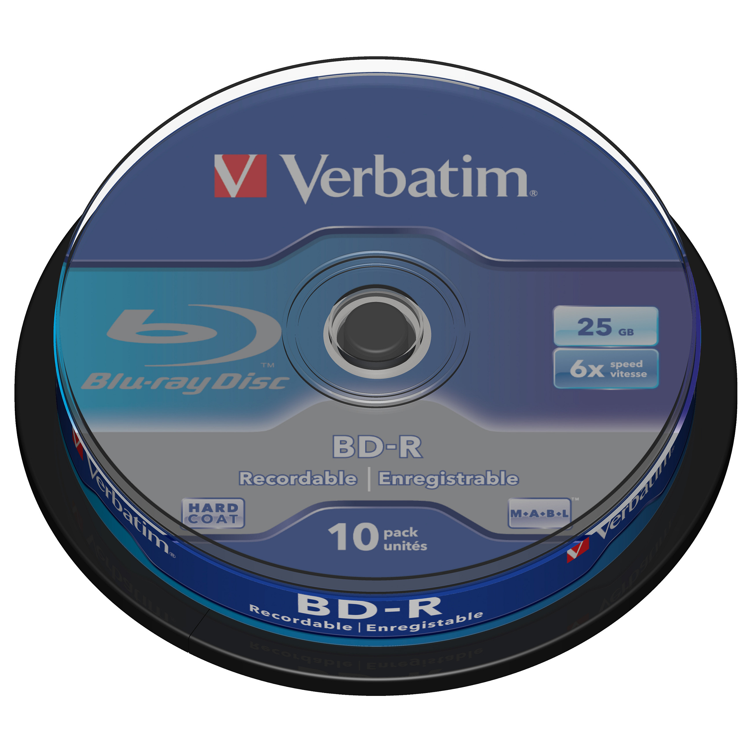 Disk Verbatim BD-R 25GB, 6x, 10 Copë