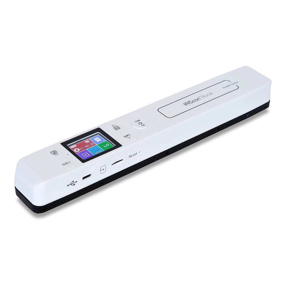 Skaner I.R.I.S. IRIScan Book 7, A4, 1050DPI, CIS, USB-C, MicroSD - Bardhë 5