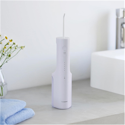 Pajisje për pastrimin e dhëmbëve Panasonic EW-DJ26-A303 / 5 Nivele Presioni / 200 ml / Li-Ion / IPX7 / Wireless Charging / 2 Gryka - Bardhë 3