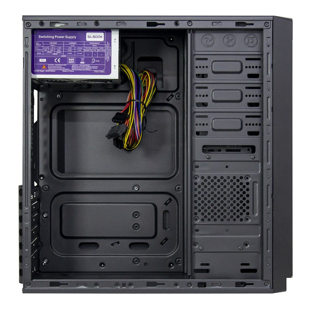 Kasë Inter-Tech IT-5916 / 500W Midi - Zezë thumbnail 6